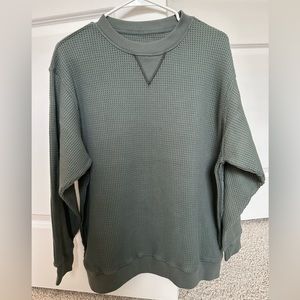 Aerie The Sweat Waffle Crew Neck Sweatshirt
